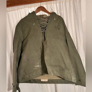 1950s Vintage USN rain parka.
